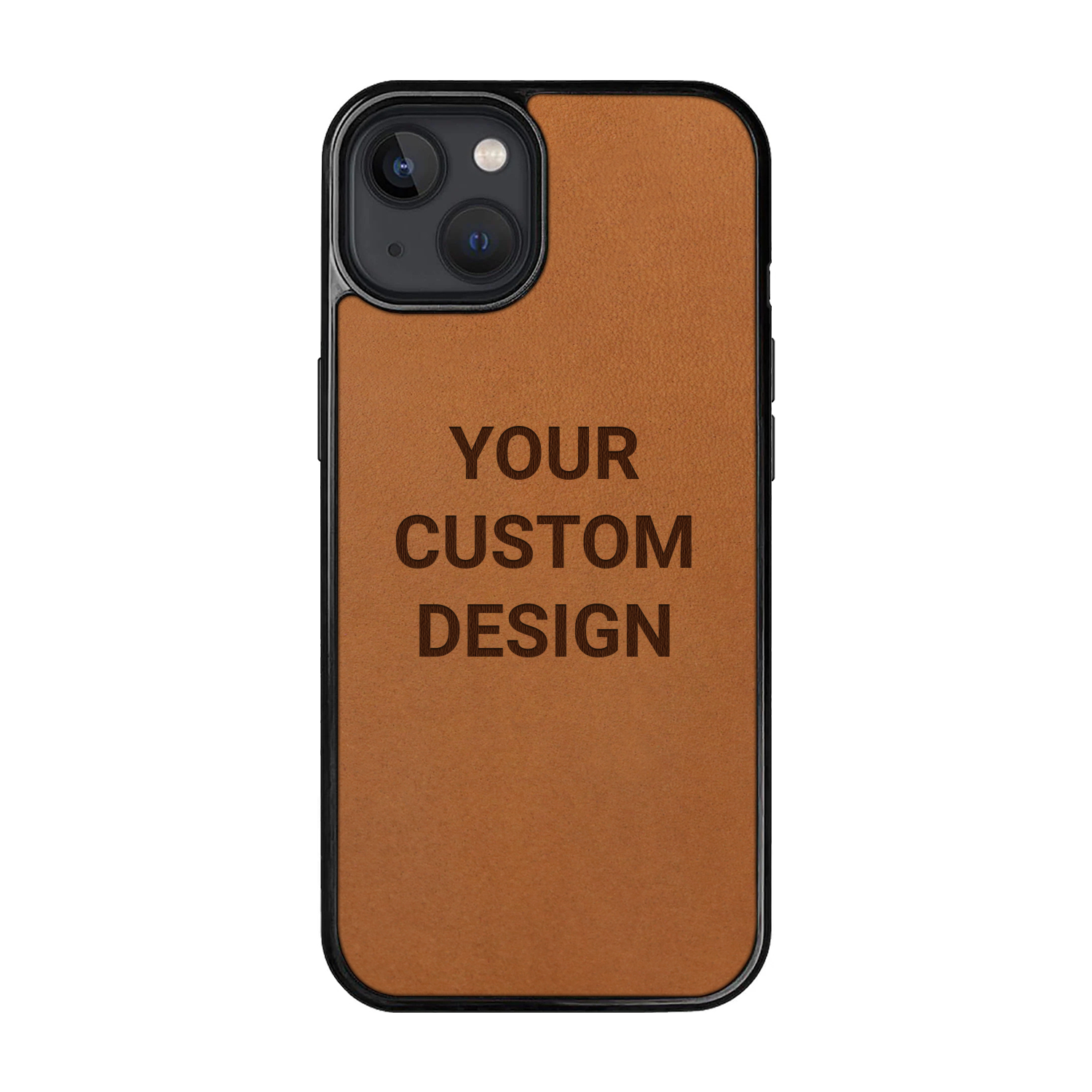 Personalized Leather iPhone 13 Case