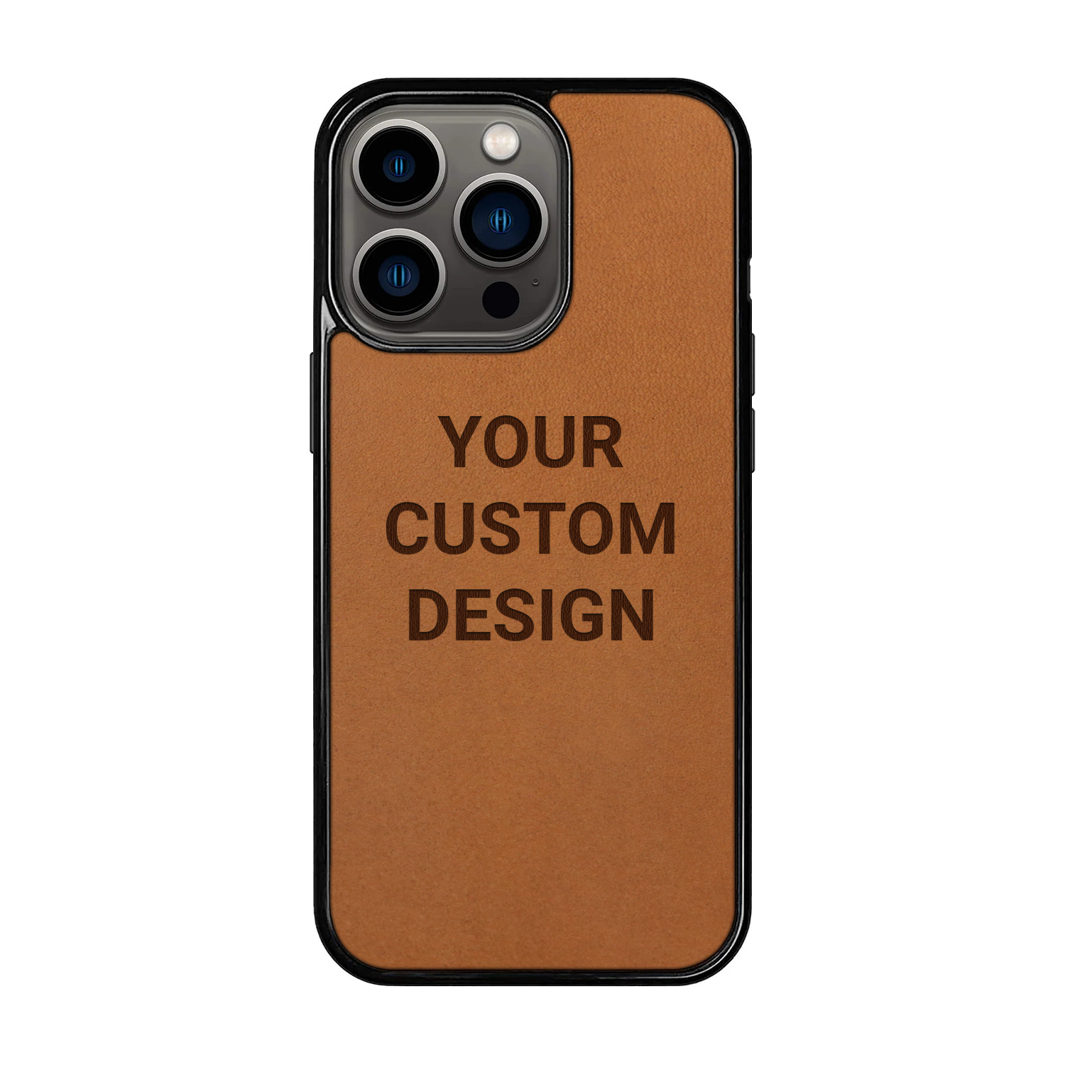 Personalized Leather iPhone 13 Pro Case