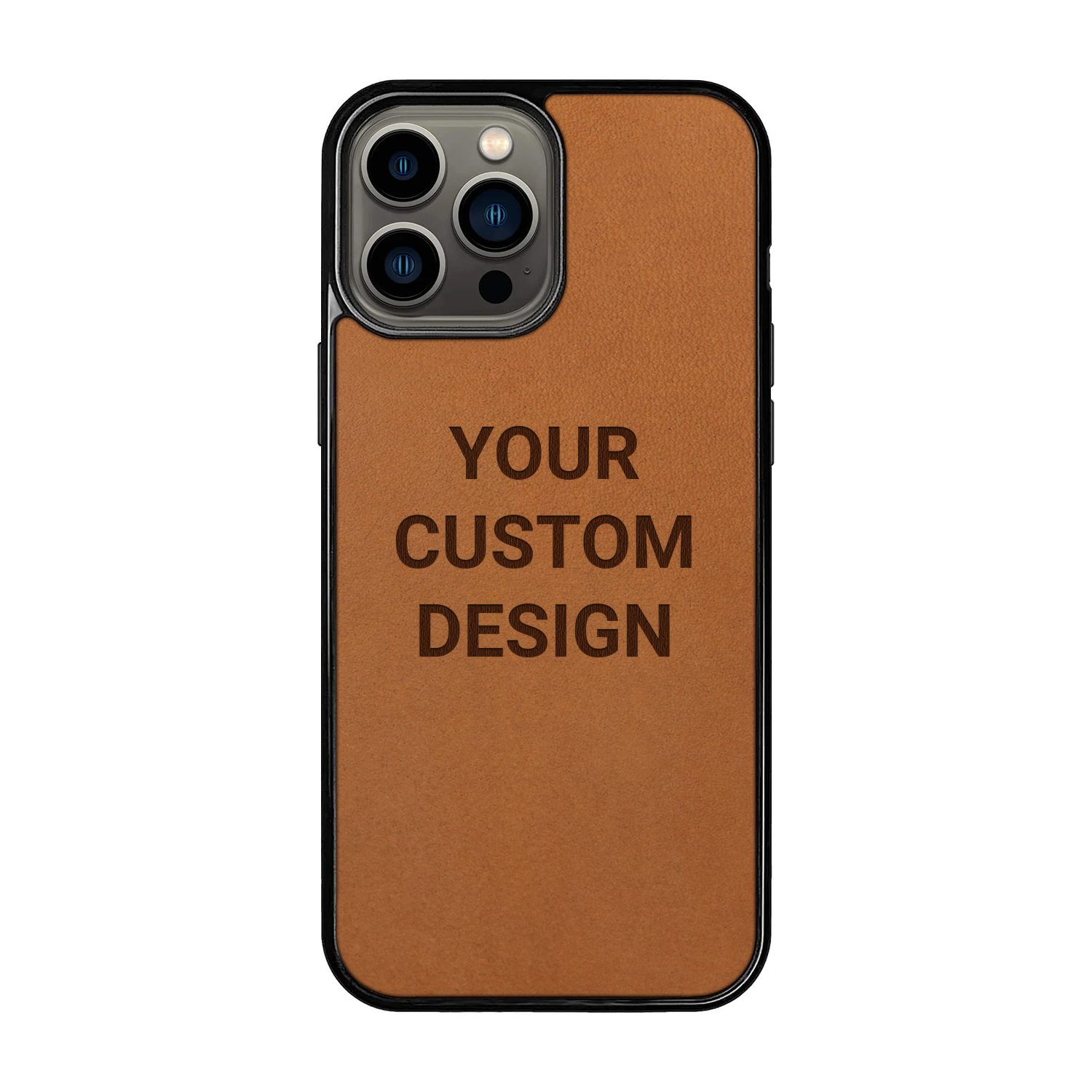 Personalized Leather iPhone 13 Pro Max Case