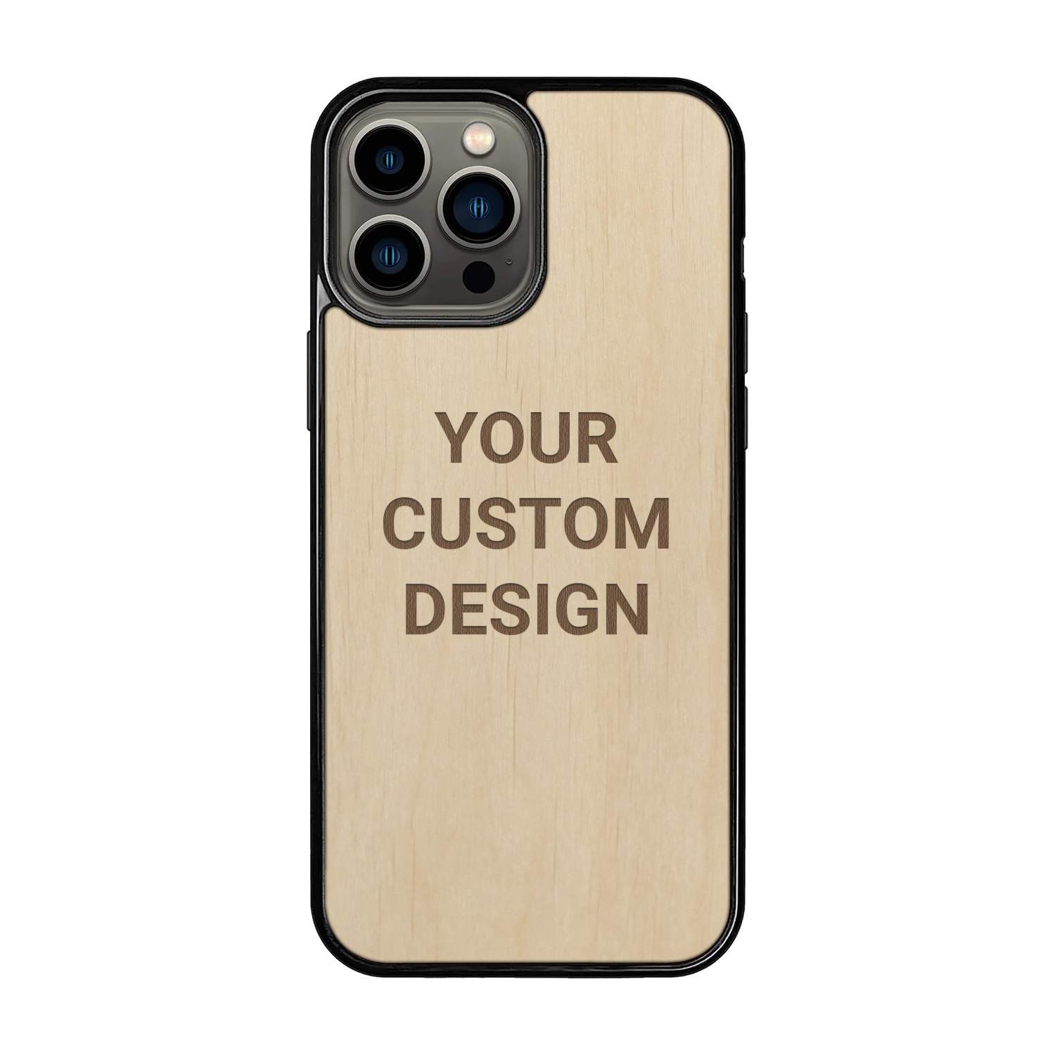 Personalized Wooden iPhone 13 Pro Max Case