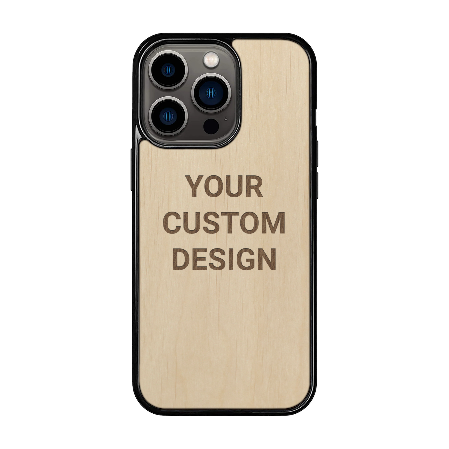 Personalized Wooden iPhone 13 Pro Case