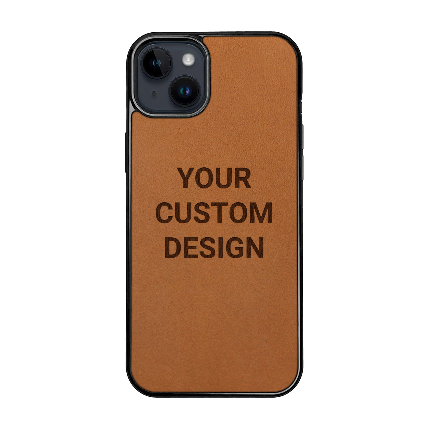 Personalized Leather iPhone 14 Plus Case