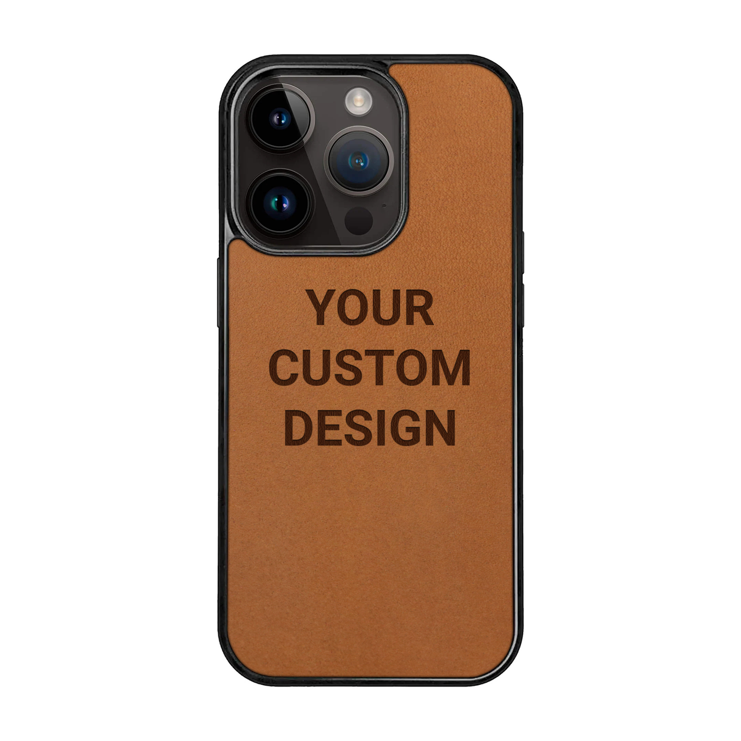 Personalized Leather iPhone 14 Pro Case