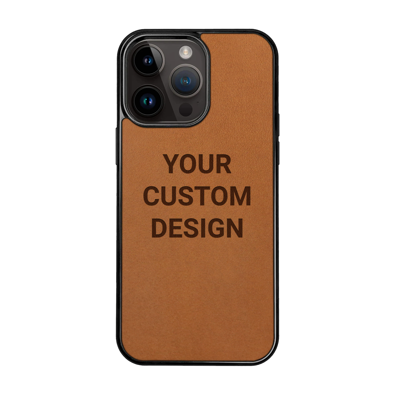 Personalized Leather iPhone 14 Pro Max Case