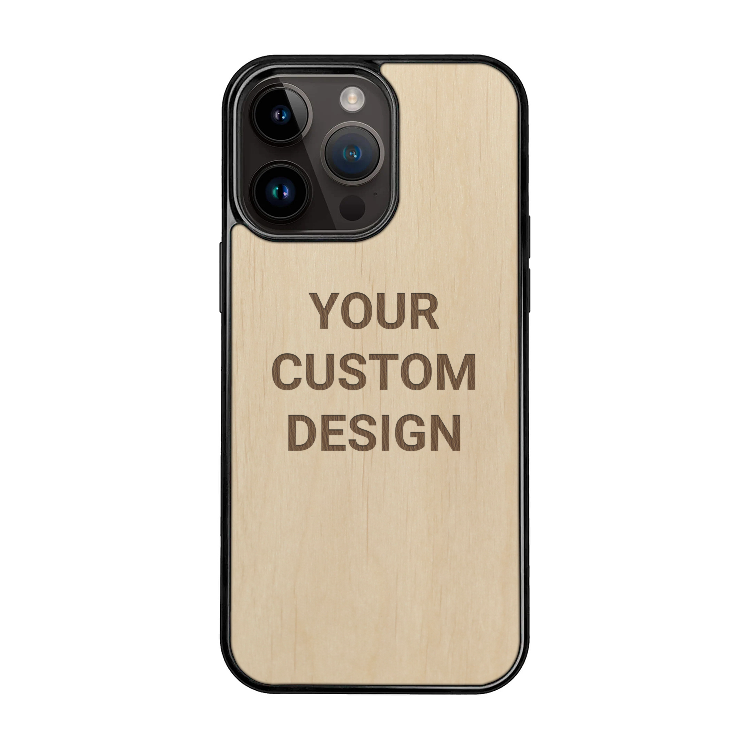 Personalized Wooden iPhone 14 Pro Max Case