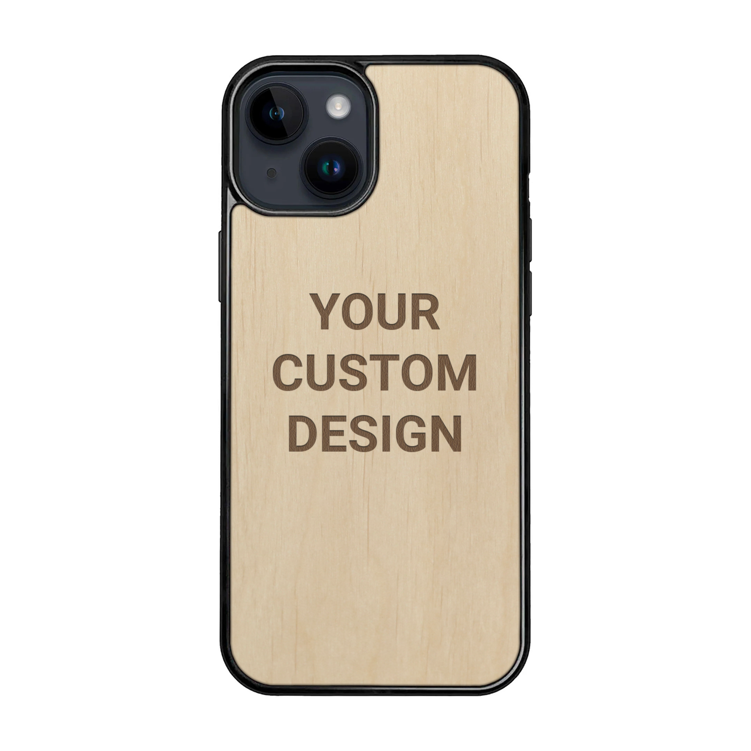 Personalized Wooden iPhone 15 Case