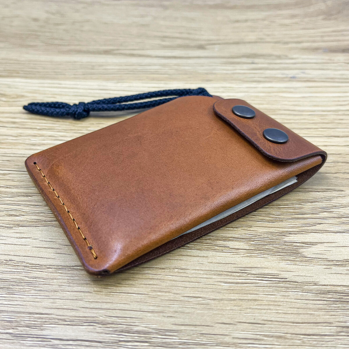 Minimalist Leather Wallet Charisma Brown