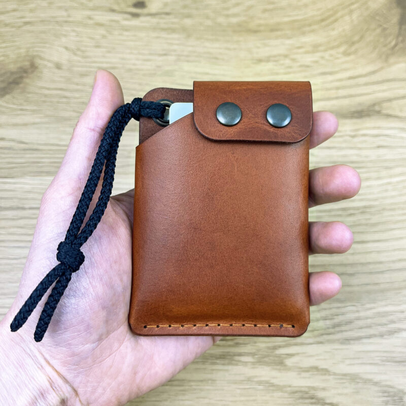 Minimalist Leather Wallet Charisma Brown