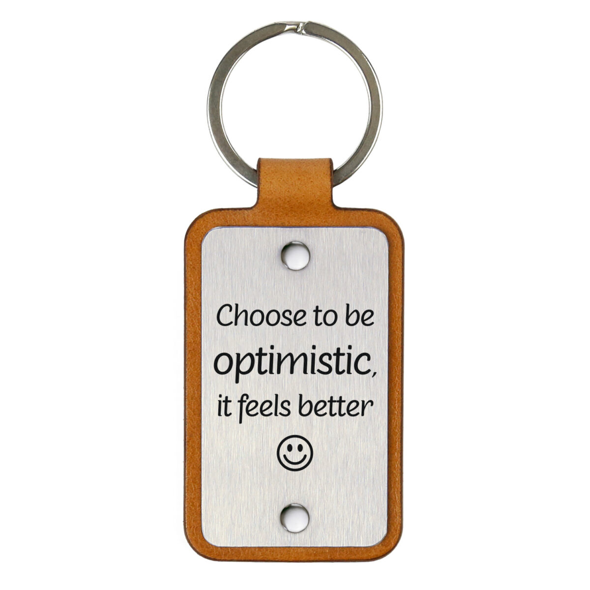 Raktų pakabukas – Choose to be optimistic, it feels better