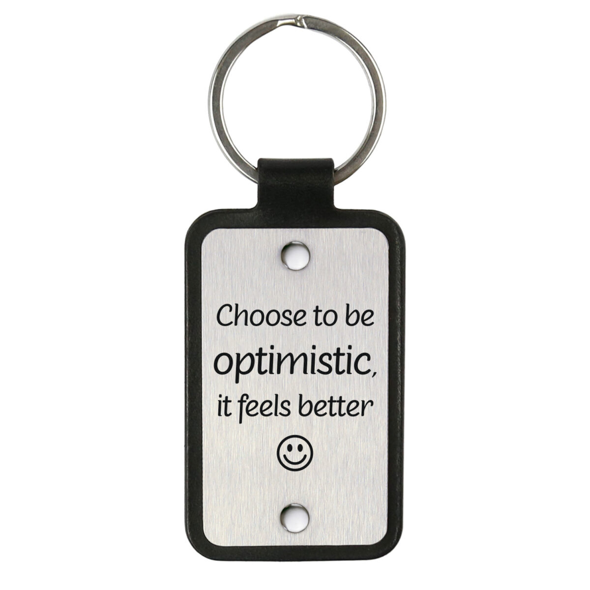 Raktų pakabukas – Choose to be optimistic, it feels better