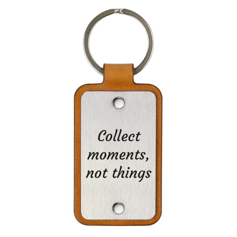 Raktų pakabukas – Collect moments, not things