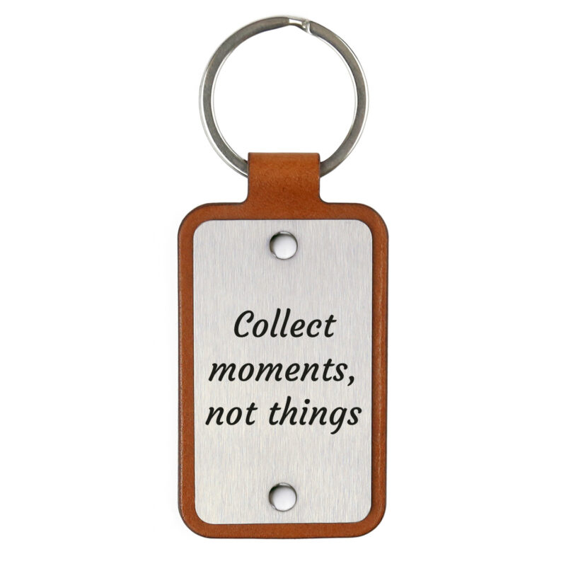 Raktų pakabukas – Collect moments, not things