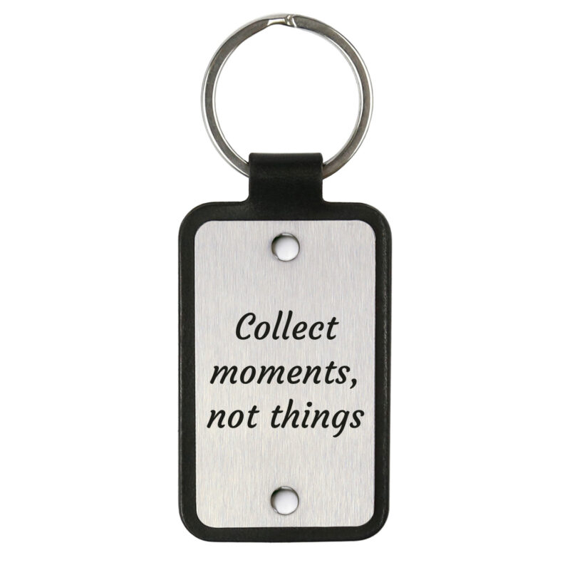 Raktų pakabukas – Collect moments, not things