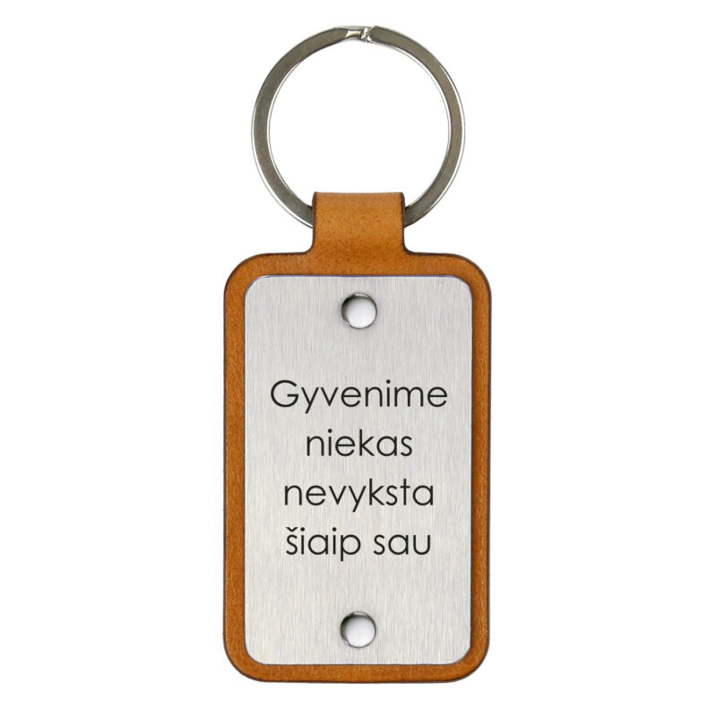 Raktų pakabukas – Gyvenime niekas nevyksta šiaip sau