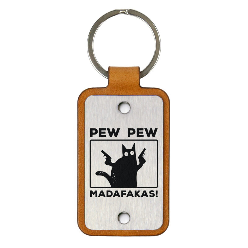 Raktų pakabukas – Pew Pew Madafakas