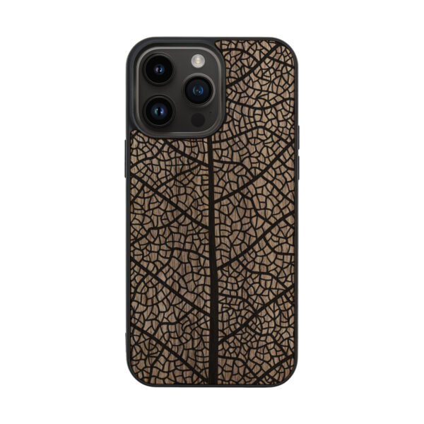 Leaf Wooden iPhone Case For iPhone 16 15 14 13 12 11 Se 8 7 Mini Plus Pro Max