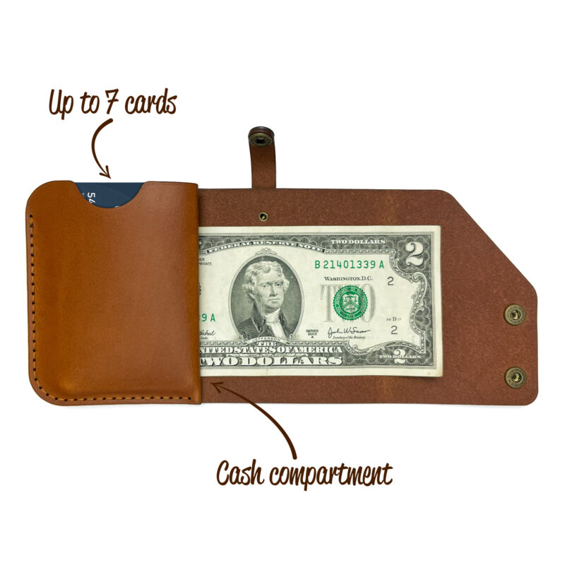 Minimalist Leather Wallet Black