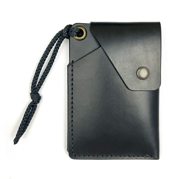 Minimalist Leather Wallet Savanna Black