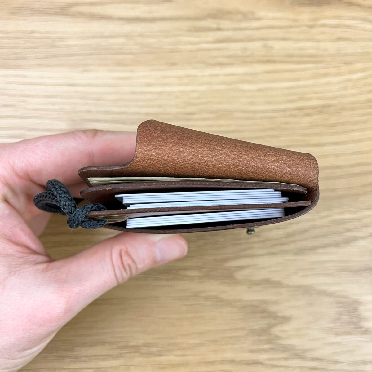 Minimalist Leather Wallet Savanna Brown