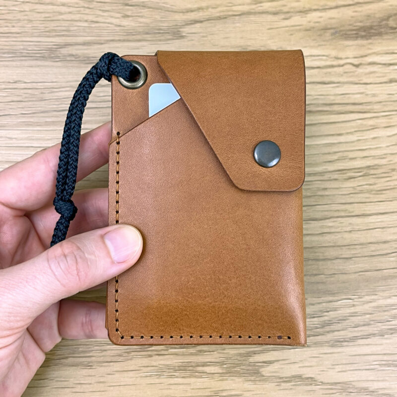 Minimalist Leather Wallet Savanna Light Brown