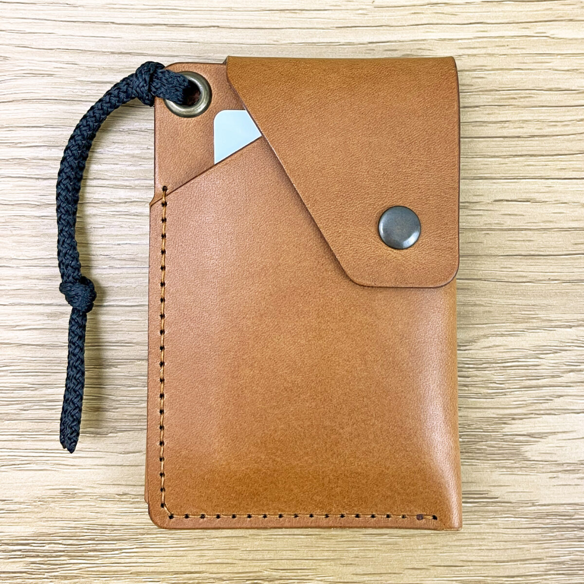 Minimalist Leather Wallet Savanna Light Brown