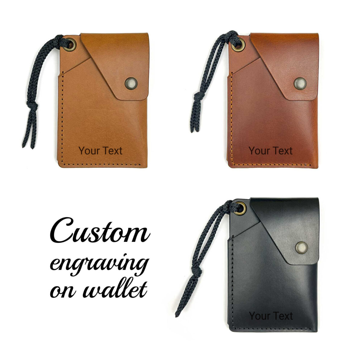 Personalized Leather Wallet Savanna