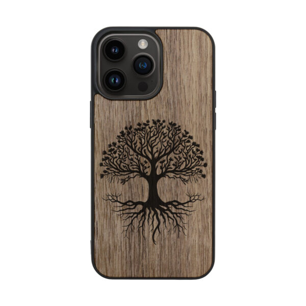 Tree Of Life Wooden iPhone Case For iPhone 16 15 14 13 12 11 Se 8 7 Mini Plus Pro Max
