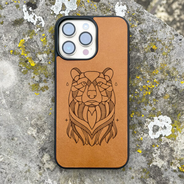 Bear Leather iPhone case