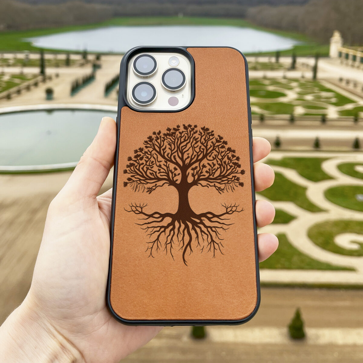 Tree Of Life Leather iPhone case