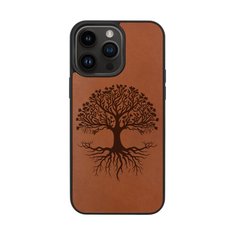 Tree Of Life Leather iPhone case