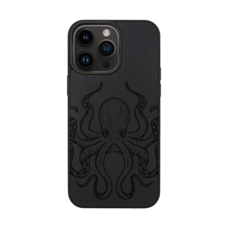 Octopus Leather iPhone Case