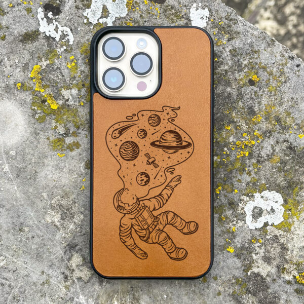 Astronaut Leather iPhone Case