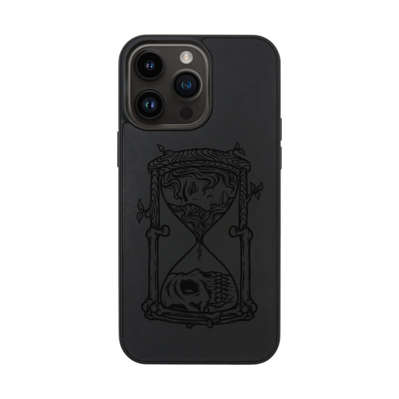 Hourglass Leather iPhone Case