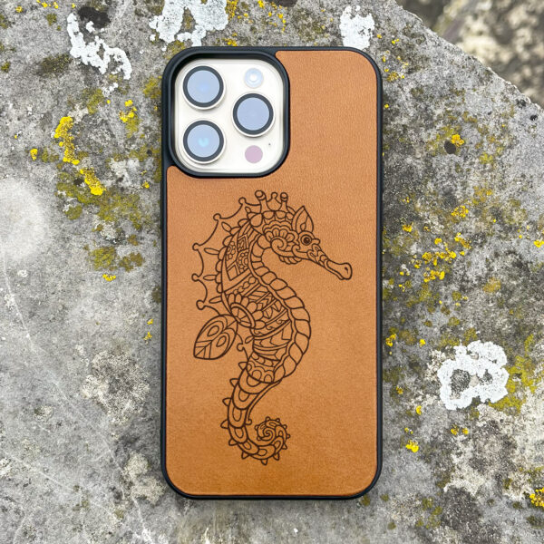 Seahorse Leather iPhone Case