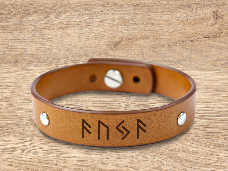 Custom Leather Bracelet