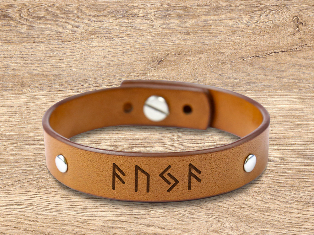 Custom Leather Bracelet